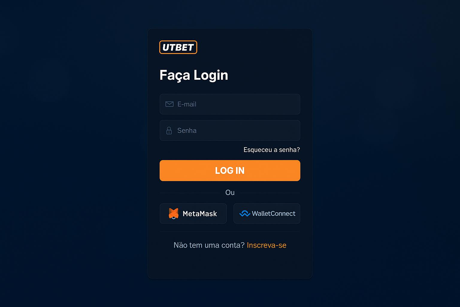 Login no Cassino UTBET